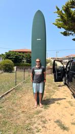 CRIME SURFBOARDS - GLIDER - 12'1" X 23.5" X 3.34" X 104.4L, Enlèvement, Neuf, Longboard, Avec ailerons