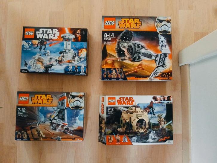 LEGO Star Wars sets (4 stuks) – deels compleet, Kinderen en Baby's, Speelgoed | Duplo en Lego, Gebruikt, Lego, Complete set, Inclusief instructies