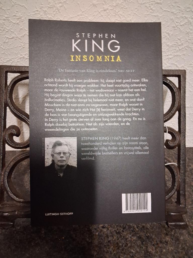 Stephen King, 'Insomnia', ongelezen, in onberispelijke staat, Boeken, Ophalen, Europa overig, STEPHEN KING, Zo goed als nieuw