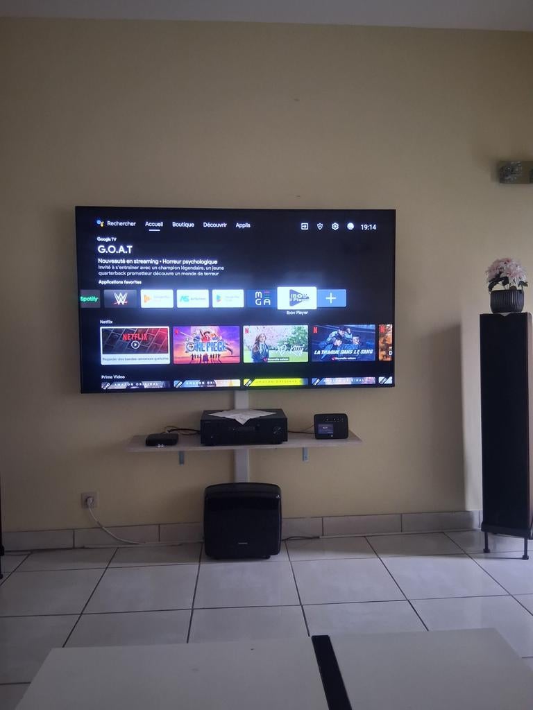 Smart tv  TCL modèle 2022 avec google et  application iptv, Enlèvement