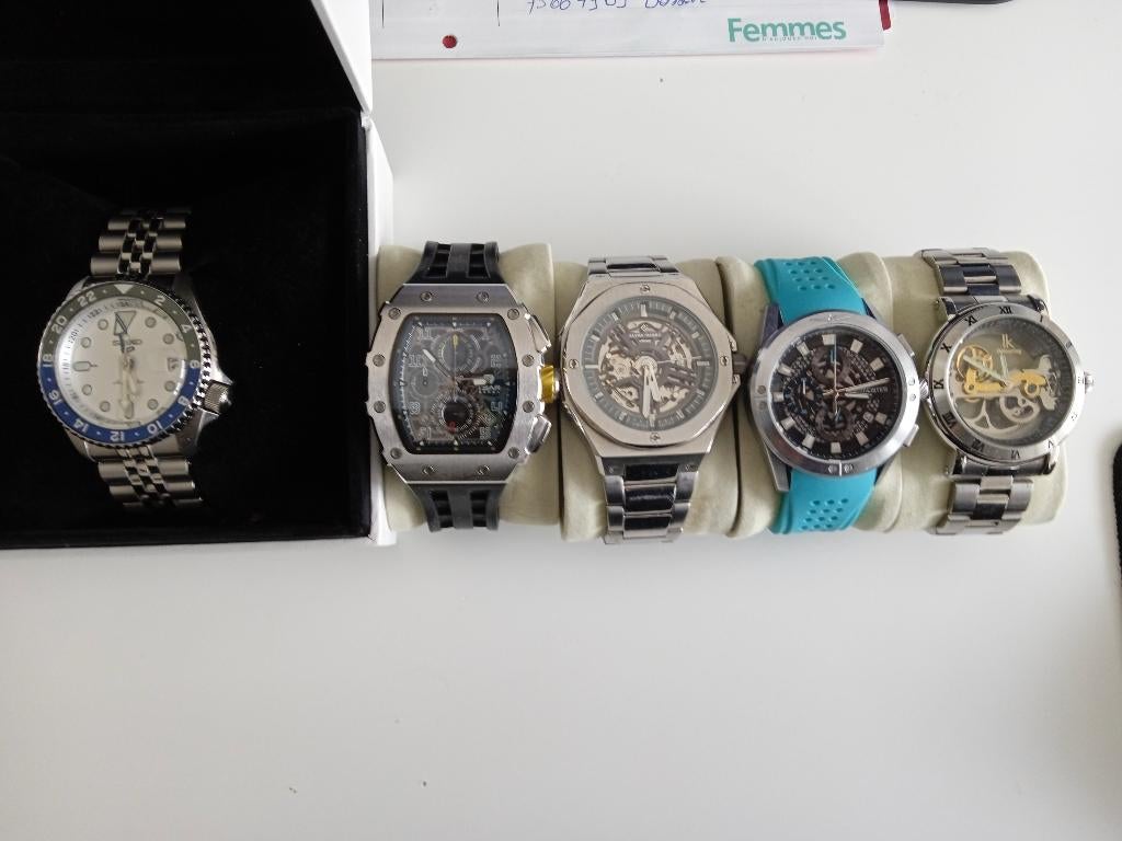 montre, Montre-bracelet, Seiko, Enlèvement, Acier