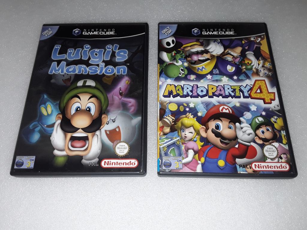 Luigi's mansion  , Mario party 4 Nintendo gamecube compleet, Ophalen of Verzenden