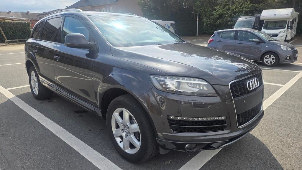 AUDI Q7 3.0TDI  BJ 2012  KM286000    7.PLA, Auto's, Audi, Automaat, Euro 5, Zwart, 7 zetels