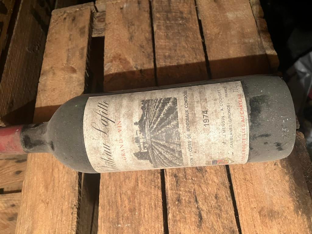 Rode wijn Château La Fille 1974, Collections, Vins, Enlèvement, Vin rouge