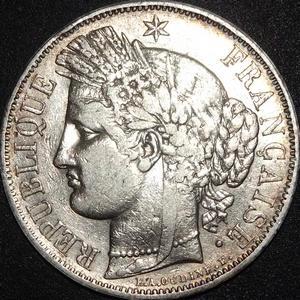 Zilver - Frankrijk - Ceres - 1849, Timbres & Monnaies, Monnaies | Europe | Monnaies non-euro, Monnaie en vrac, France, Argent