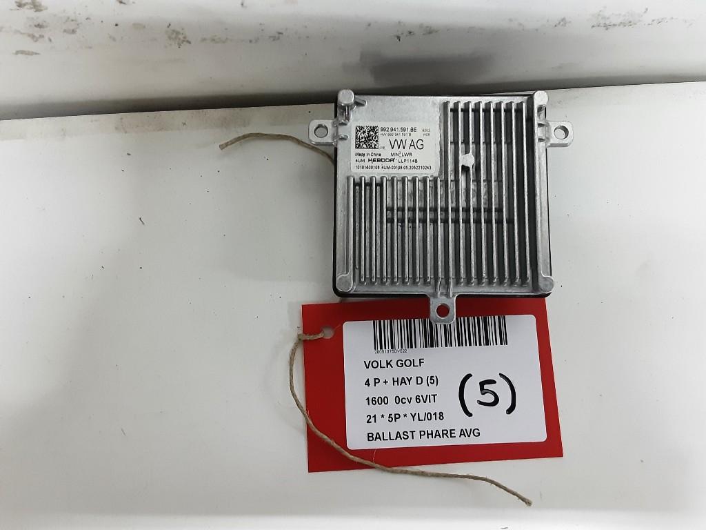 BALLAST DE PHARE XENON GAUCHE Volkswagen Golf VIII (CD1), Volkswagen, Mevr. I. Hauben, Utilisé, Rue de l'Espoir 34 34
4030  GRIVEGNÉE, BE