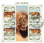 Timbres animaux tigres b, Envoi, Affranchi