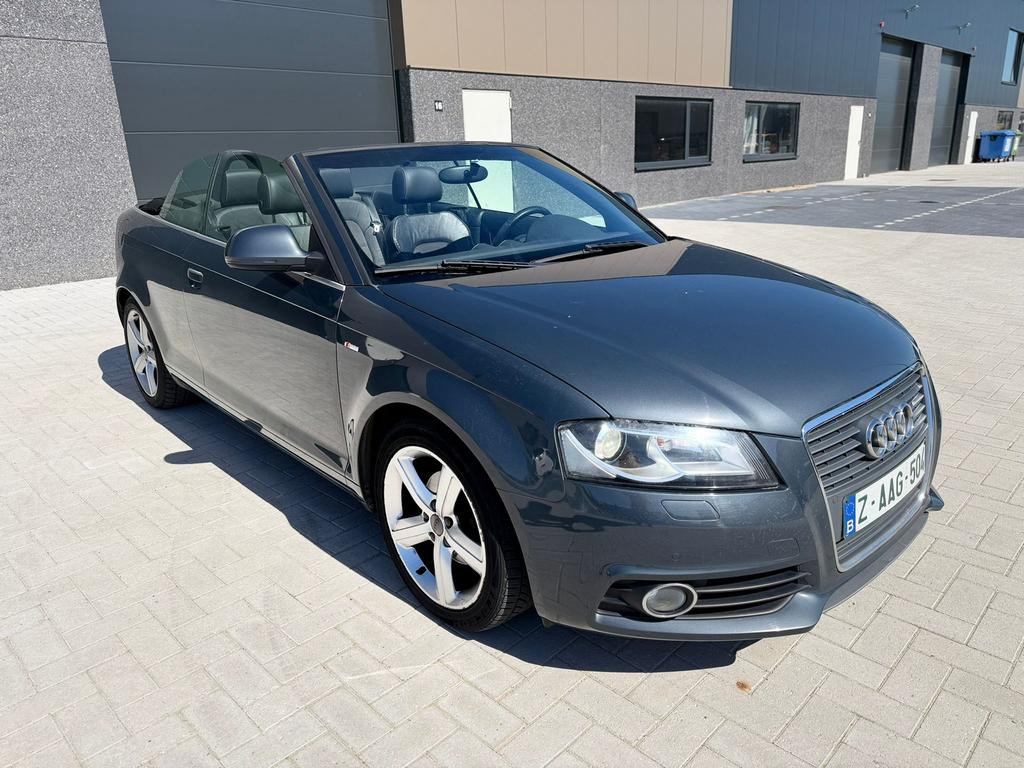 Audi A3 Cabriolet - 3x S line - euro 5 - eerste eigenaar, Euro 5, Cabriolet, Alcantara, Bedrijf