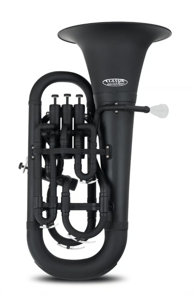 Euphonium van kunststof  Bb, Musique & Instruments, Instruments à vent | Tubas, Comme neuf, Euphonium ou Tuba ténor, Avec valise ou sac