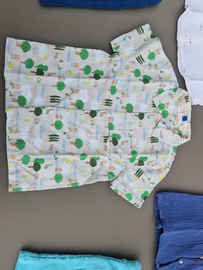 hemd met bomen, fred + ginger, 110, Enfants & Bébés, Vêtements enfant | Taille 110, Enlèvement, Comme neuf