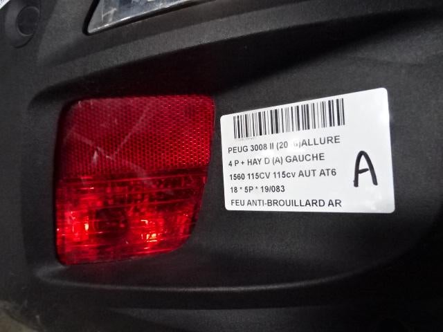ANTI BROUILLARD ARRIÈRE 3008 II (M4 / MC / MJ / MR), Autos : Pièces & Accessoires, Éclairage, Peugeot, Utilisé