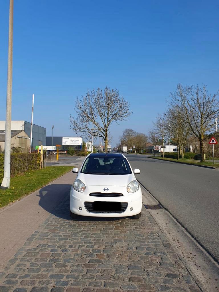 Nissan Micra Full option Blanco Gekeurd voor verkoop, Euro 5, Lichtsensor, Micra, Handgeschakeld
