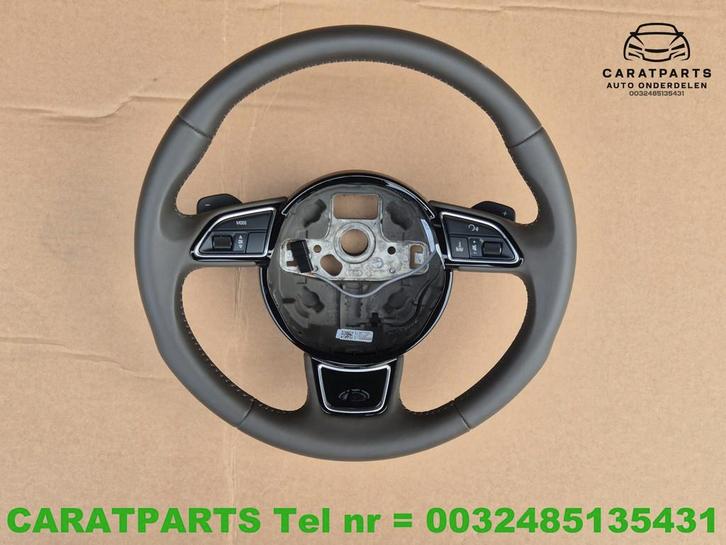 8K0419091BN Volant en cuir Volant A4 avec palmes Volant spor, Autos : Pièces & Accessoires, Commande, Audi, Utilisé
