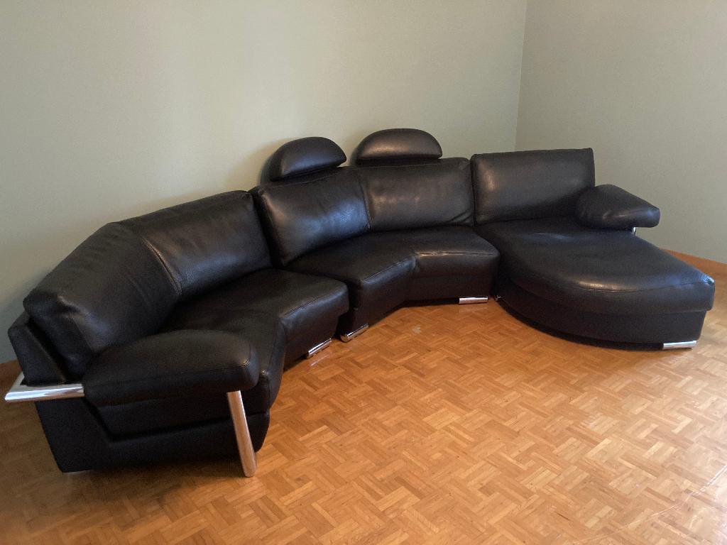 Salon Design Leder, Maison & Meubles, 100 à 125 cm, Quatre personnes ou plus, Design, 150 à 200 cm