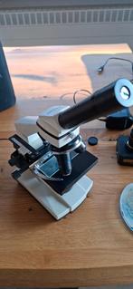 Microscope avec caméras, TV, Hi-fi & Vidéo, Matériel d'optique | Microscopes, Enlèvement, Utilisé, 400x à 1000x, Microscope biologique