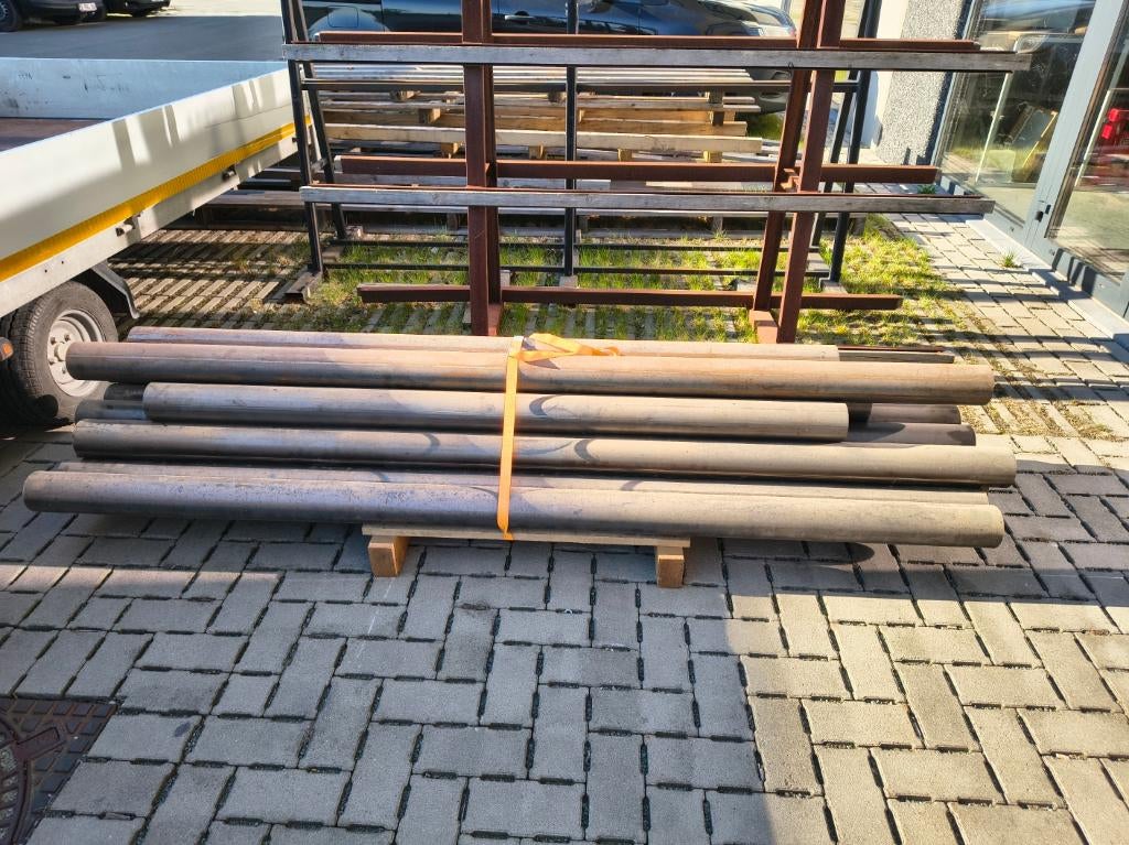 partij Metalen ronde buizen diameter 101mm, Doe-het-zelf en Bouw, Metalen, Ophalen, Zo goed als nieuw, IJzer