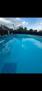 Zwembad intex 732x366x132, Tuin en Terras, Ophalen, Zo goed als nieuw