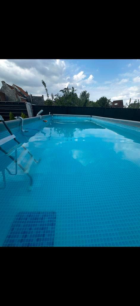 Zwembad intex 732x366x132, Tuin en Terras, Zwembaden, Zo goed als nieuw, Ophalen