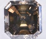 Diamant Naturel 1.53 ct - Taille Émeraude - Fancy Dark Gray, Ophalen of Verzenden