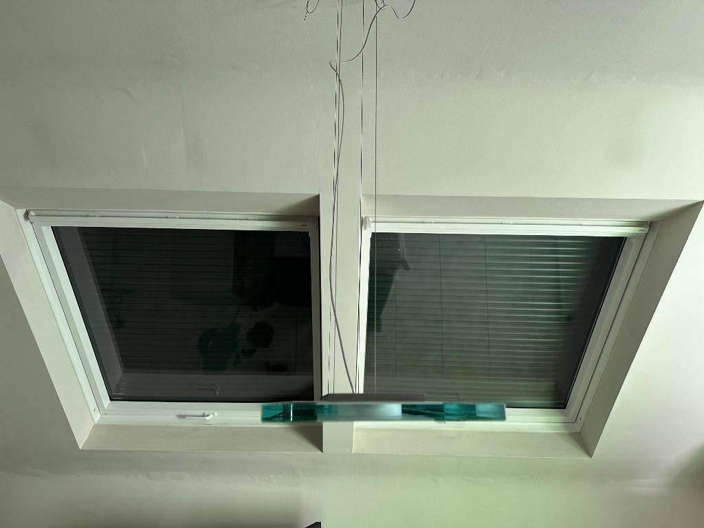 Lampe suspendue en verre LED moderne, Verre, Enlèvement, Utilisé, Modern