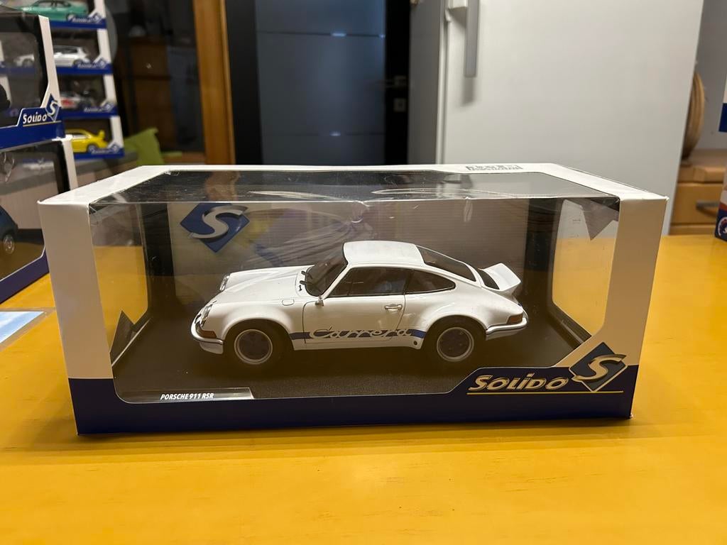 Porsche 911 rsr solido, Enlèvement, Comme neuf, Solido