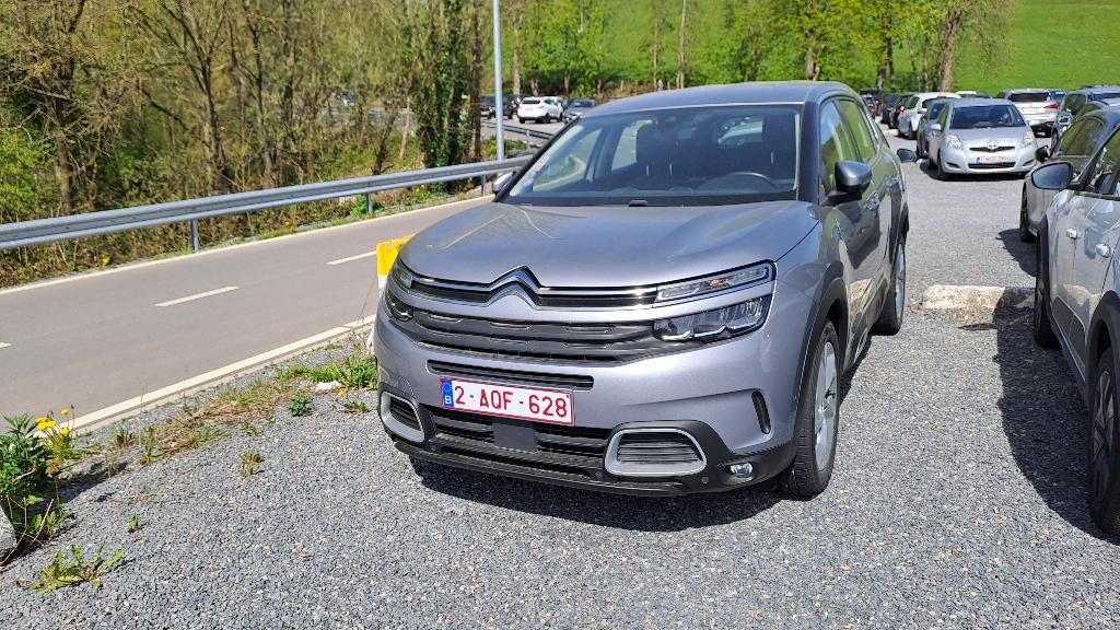 Citroën C5 Aircross Hybrid E-EAT 8 Finition Business GPS, Auto's, Citroën, Euro 6, 4 cilinders, Leder en Stof, 31 g/km