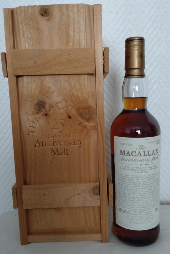 Whisky Macallan 25 Anniversary Malt, Ophalen, Overige typen, Nieuw, Vol