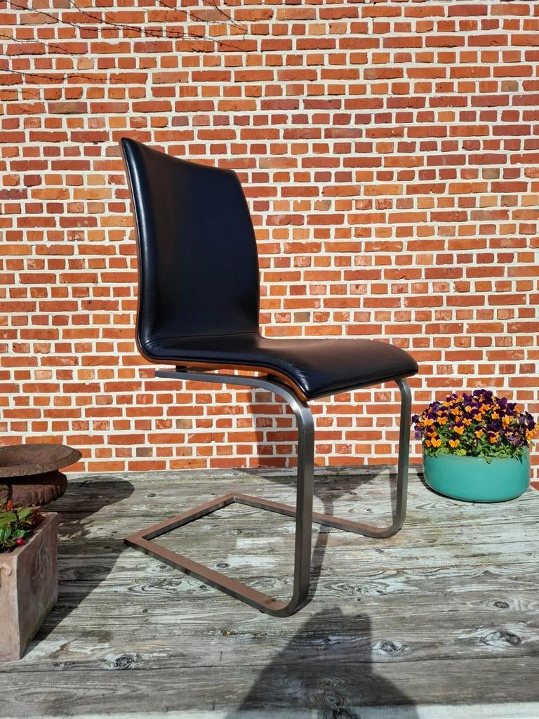 Niehoff eetkamerstoel 8 stuks, Huis en Inrichting, Stoelen, Ophalen, Zwart