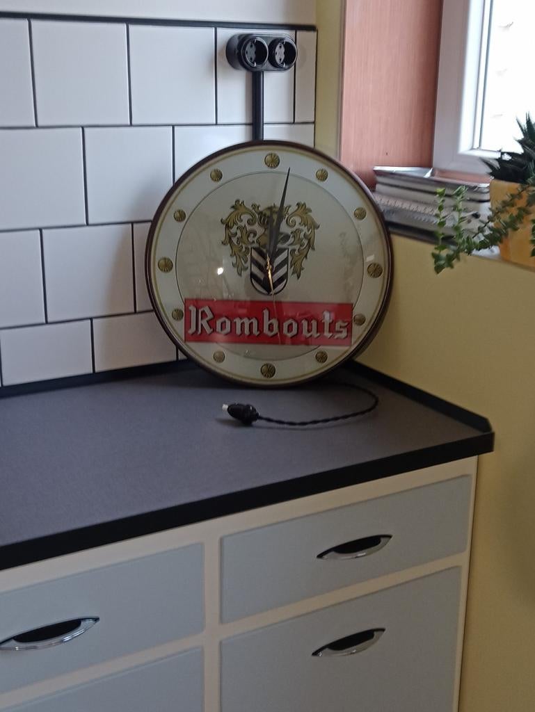 Vintage Rombouts koffie klok, Ophalen