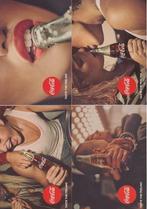 4 coca-cola postkaarten boomerang kaarten, Verzamelen, Verzenden, 1980 tot heden, Ongelopen, Overige thema's