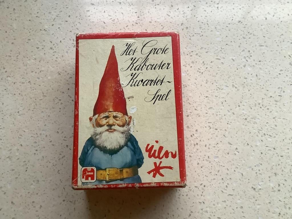 kaartspel vintage David de kabouter kwartet merk Jumbo, Een of twee spelers, Ophalen of Verzenden, Gebruikt, Jumbo
