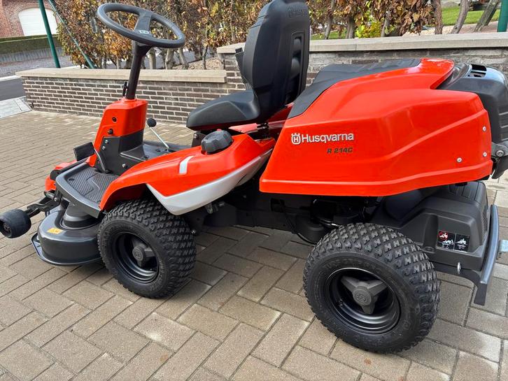Zeer mooie Zitmaier Husqvarna 214 C te koop, Tuin en Terras, Zitmaaiers, Zo goed als nieuw, 90 tot 120 cm, Elektrische starter