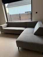 Grijs hoekzetel, Huis en Inrichting, Ophalen, Zo goed als nieuw, Stof