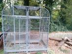 Grade double cage volière pour les perroqer, Enlèvement, Utilisé, Métal, Volière
