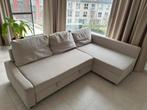 Ikea Friheten hoekslaapbank beige stof, Ophalen, Gebruikt, Driepersoons, Stof