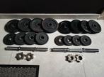 30kg Halterset (30mm), Sport en Fitness, Fitnessmaterialen, Ophalen, Gebruikt, Benen, Halterset