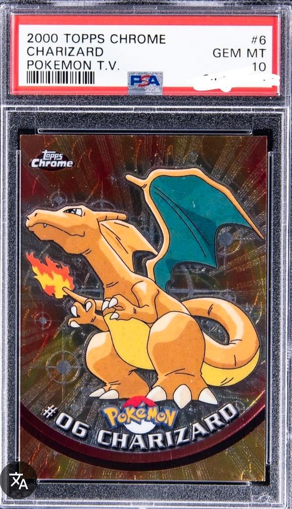 GEZOCHT: topps chrome Charizard psa 10 of een NM raw, Hobby en Vrije tijd, Verzamelkaartspellen | Pokémon, Booster, Ophalen of Verzenden