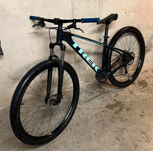 Trek Marlin 6 hardtail mtb, Fietsen en Brommers, Fietsen | Mountainbikes en ATB, Zo goed als nieuw, Trek, 49 tot 53 cm, Hardtail