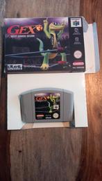 Gex 3 Deep Cover Gecko N64 Nintendo 64, Consoles de jeu & Jeux vidéo, Enlèvement ou Envoi