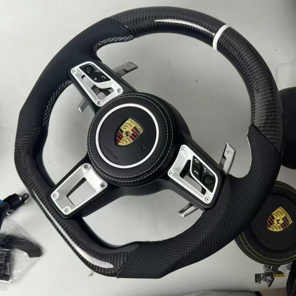 Porsche stuur carbon wit upgrade sportief DIK, Ophalen of Verzenden, Nieuw, Porsche