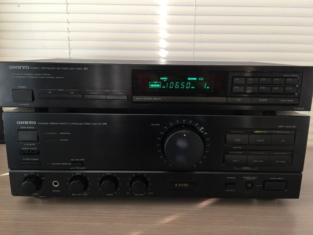 Onkyo hi-fi versterker met tuner, TV, Hi-fi & Vidéo, Amplificateurs & Ampli-syntoniseurs, Enlèvement, Onkyo