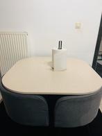 Table +4 chaises, Maison & Meubles, Enlèvement, Utilisé, Quatre personnes, Carré
