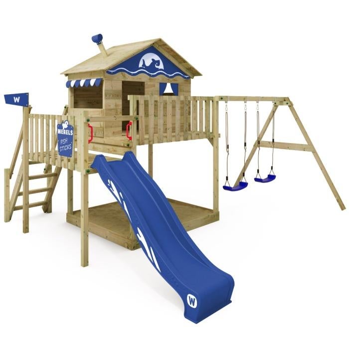 speelhuisje voor tuin, Ophalen, Gebruikt, Hout