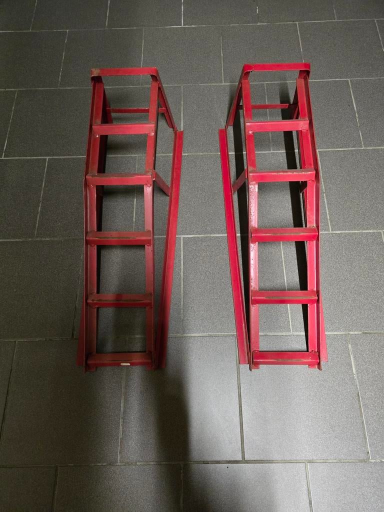 Oprijbalken, Ophalen