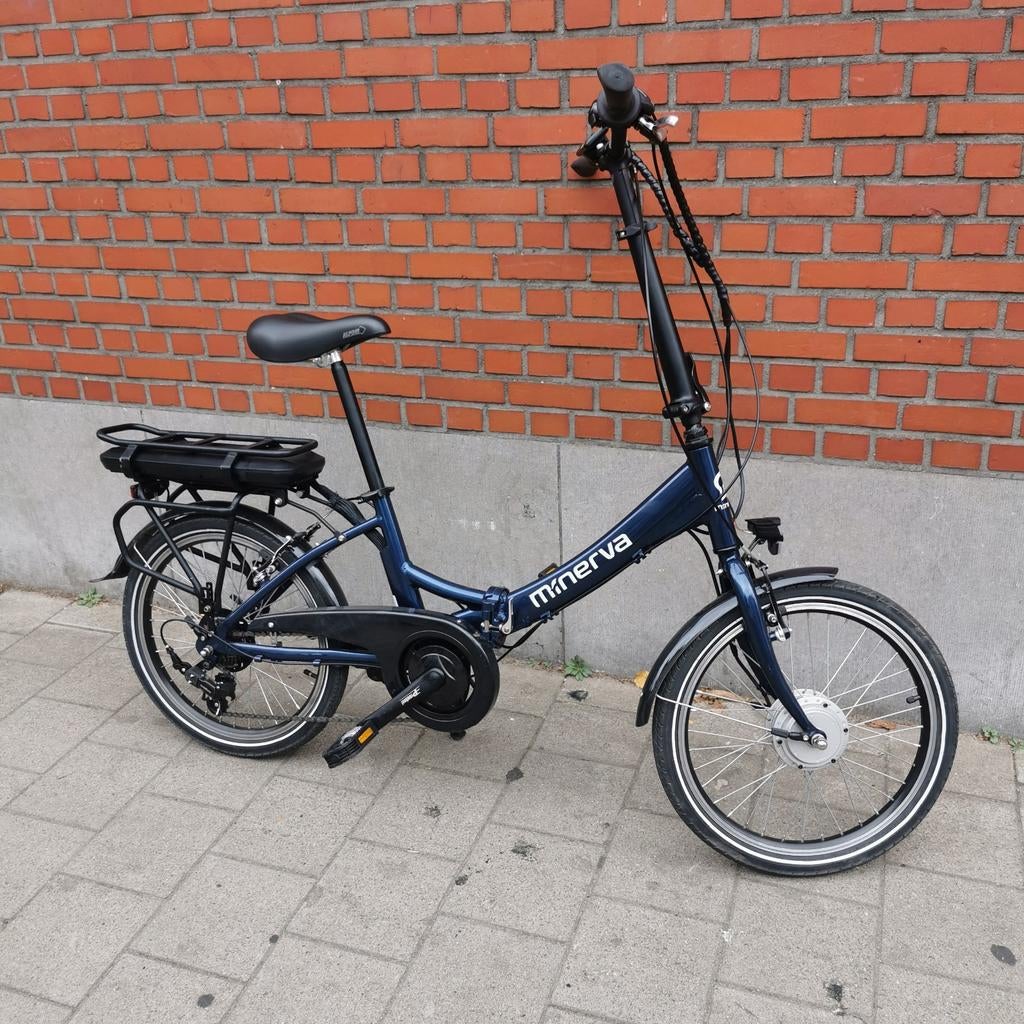 Vélo pliant électrique Minerva à l'état neuf, Vélos & Vélomoteurs, Vélos | Vélos pliables, Enlèvement