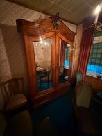 Antiek kleerkast met spiegel, Antiek en Kunst, Ophalen