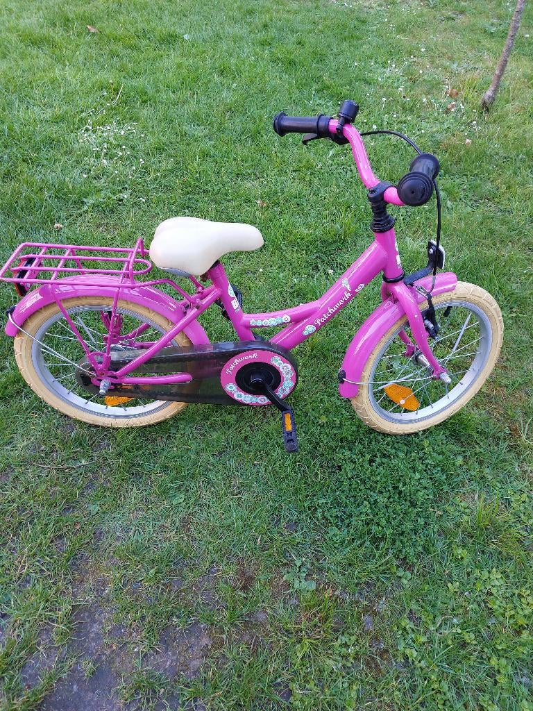Kinderfiets, Vélos & Vélomoteurs, Vélos | Filles, Frein sur jante, Patchwork, Enlèvement, Utilisé