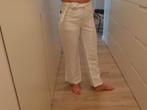 Witte linnen broek, Wit, Ophalen of Verzenden, Zo goed als nieuw, Maat 36 (S)