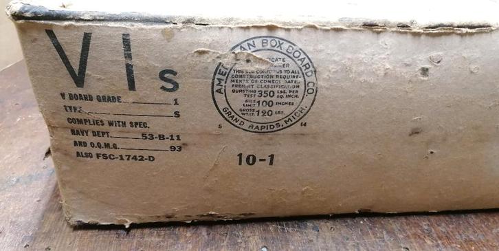 Carton ration menu militaire US Américaine WW2, Collections, Objets militaires | Seconde Guerre mondiale, Autres, Envoi