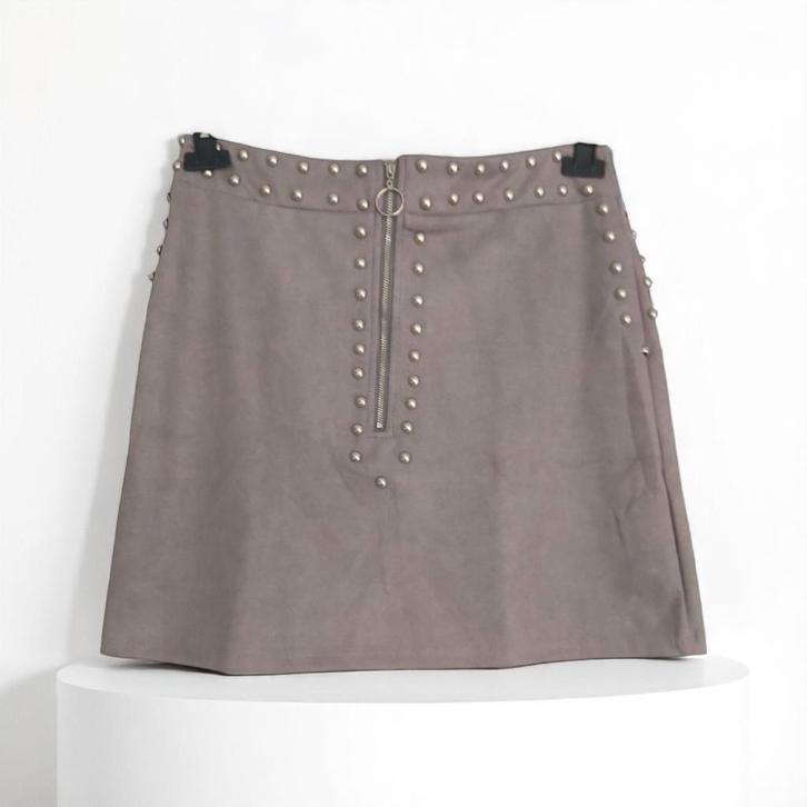 Emmash PARIS grijs rok, maat L, Kleding | Dames, Rokken, Nieuw, Maat 42/44 (L), Grijs, Boven de knie, Verzenden